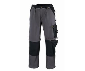 teXXor Pantalon Tobago 2-en-1 en toile Gris/Noir 48