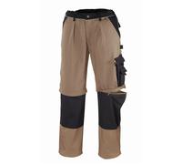 teXXor Pantalon Tobago Canvas 2 en 1 Kaki/Noir 90