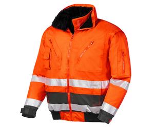 teXXor Pari d'avertissementrsVeste de protection pour pilotes Vancouver orange vif/gris L