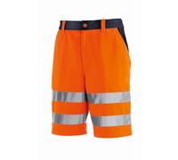 teXXor Short de sécurité Erie orange vif/navy 44