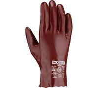 teXXor Topline Chemikaliengants de protection Pvc brun rouge (12 paires) 2110 9