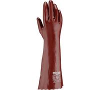 teXXor Topline Chemikaliengants de protection Pvc brun rouge (12 paires) 2113 10