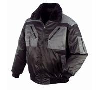 teXXor Veste de pilote Oslo noir/anthraciteit 3XL