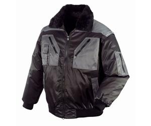 teXXor Veste de pilote Oslo noir/anthraciteit 5XL
