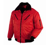 teXXor 4172-M Oslo Pilote-Veste de Travail, Rouge, Taille M