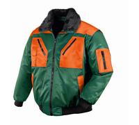 teXXor Veste de pilote Oslo vert/orange 3XL