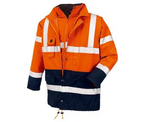 teXXor Warn-Wetterschutzparka Calgary orange vif/navy XXL
