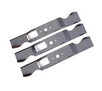 Texxparts 942-0677 Lot de 3 lames de tondeuse 742-0677 compatibles avec Cub Cadet LGTX1054 RZT-S54 RZT-L54 KH RZT-L54 KW SLT1554 GT1554 VT RZT54 LGT1054 GT1054 GTX105 4 SLTX1054 GTX2654 GT54