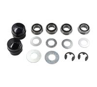 Texxparts Kit de conversion de bague de roulement de roue avant 124959 532124959 compatible avec Craftsman Compatible avec AYP Compatible avec Husqvarna Compatible avec Poulan Compatible avec Jonsered