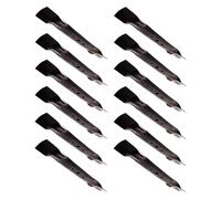 Texxparts Lot de 12 lames GX20249 GX20433 compatibles avec tracteur de pelouse John Deere L100 L100-L118 L105 L107 L108 L110 L111 L118 compatible avec tracteur de pelouse Sabre 14.542GS 1642HS 17