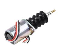Texxparts Solénoïde d'arrêt de carburant 12 V AM124379 AM124377 compatible avec John Deere Loader 375 544G 544GTC 544GLL 624G Tracteurs compacts 655 755 756 855 856 955 332 415 45 45 25