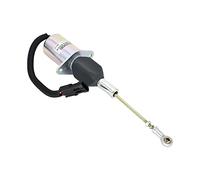 Texxparts Solénoïde d'arrêt de carburant 12 V RE53559 RE50590 compatible avec moteur Cummins 4B3.9 5,9L Compatible avec John Deere Combine 1185 2054 2056 2058 2064 Harvesters 6610 6710 6810 6910 6076