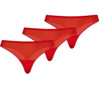 Teyli 3-pack : String en maille Nikola Femme 309-3 rouge S