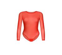 Teyli Excellent Body Femme Sexy Chic Body Transparent Femme. Bodys Femme- Belle Body Manche Longue. Sensuelle Body Noir. Un must have dans votre garde-robe ! (Rouge, XXL)