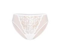 Teyli - Culottes Femme en Maille Transparente - Bikinis et Culottes Taille Basse pour Femmes - Culotte Taille Basse avec Doublure en Coton. Blanc M