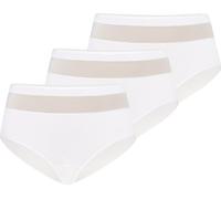 Teyli Pack de 3 : Slip taille haute en coton Vera Female 1126-3 blanc 4XL