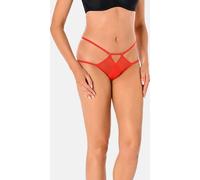 Teyli Slip filet à bretelles pour femme Kelly Female 3139 rouge M