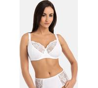 Teyli Soutien-gorge à armatures souple non rembourré avec dentelle florale Anastasia Female 217 blanc 90G