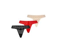 TEYLI String 'Leo' beige / rouge / noir, Taille M