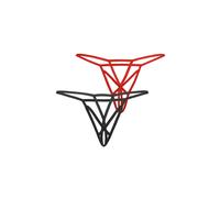 TEYLI String rouge feu / noir, Taille L-XL