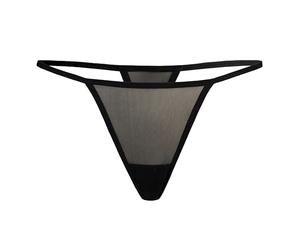 Teyli String Sensuel en Fine Résille Semi-Transparente Conçu pour Les Femmes Qui Apprécient La Légèreté L’Élégance Et Une Féminité Subtilement Mise en Valeur.