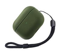 Teyomi Coque pour AirPods Pro 2, Etui pour Airpods Pro 2, Protection Airpods Pro 2eme Generation avec Dragonne, Anti-Antichoc Housse pour Apple AirPods Pro2 2022 Étui de Chargement (Vert Militaire)