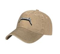 TeysHa Casquette de Baseball Hiphop Sun Hat Metallicas Casquettes de Baseball Unisexe Vintage Distressed Denim Heavy Metal Trucker Hat Snapback Cadeaux d'anniversaire pour Femmes Hommes