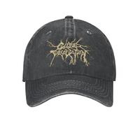 TeysHa Casquette de Baseball Snapback Sun Hat Monolith of Inhumanity by Cattle Decapitation Classic Old School Death Grind Metal Cap Cowboy Hat Hat Men Cap Women's pour Hommes Femmes