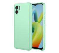 TEYYOS Coque pour Xiaomi Redmi A1/Redmi A2, Doux Silicone Liquide Housse, Antichoc Trois Etages Complète Protection Etui, Matcha Vert