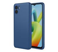 TEYYOS Coque pour Xiaomi Redmi A1/Redmi A2, Doux Silicone Liquide Housse, Antichoc Trois Etages Complète Protection Etui, Bleu