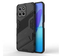 TEYYOS Robuste Housse pour Honor X8 5G/Honor X6/X6s, PC+TPU Ultra Protection Coque Rugged Armor Bumper Case Cover avec Support Invisible - Noir