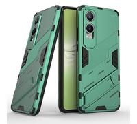 TEYYOS Robuste Housse pour OnePlus Nord CE4 Lite/CE 4 Lite 5G, PC+TPU Ultra Protection Coque Rugged Armor Bumper Case Cover avec Support Invisible - Vert