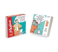 TF Publishing Maxine Calendrier de bureau quotidien 2026 - Organisation de la maison et du bureau - Petit calendrier de bureau 2026 avec pages détachables en couleur et chevalet en carton debout