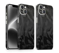 TF Skins Lot de 2 films de protection d'écran pour iPhone 12 Mini au look élégant pour l'arrière et les côtés avec protection de l'appareil photo (Shadow Black)