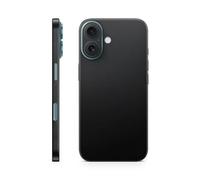 TF Skins Skins Compatible avec iPhone 16, film de protection d'écran complet à 360°, super fin et résistant (noir mat)