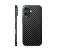 TF Skins Skins Compatible avec iPhone 16, film de protection d'écran complet à 360°, super fin et résistant (noir carbone)