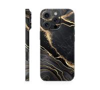 TF Skins Skins Compatible avec iPhone 16 Pro, film de protection d'écran complet à 360°, super fin et résistant (Luxury Black)