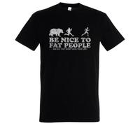 tf6jres Be Nice to Fat People I T-Shirt Fun Chubby Pride Fat Large big Heavy Plump Proud Black XL