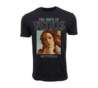 tf6jres Botticelli Birth of Venus T Shirt Black M