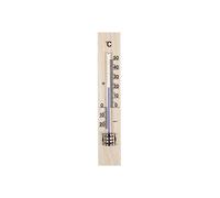 TFA 12.1001 Thermomètre d'intérieur en bois, 27 x 15 x 151 mm, naturel
