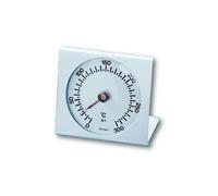 TFA Dostmann Thermomètre de four analogique, 14.1004.60, mesurer température dans la chambre de cuisson, métal, résistant à la chaleur, argenté