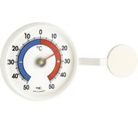 TFA 14.6006 Thermomètre de fenêtre à coller, Ø 7,3 cm, blanc