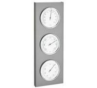 TFA 20.2033 Station Météo Analogique Inoxydable Baromètre Thermomètre Hygromètre