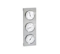 TFA 20.2034 Station Météo Analogique Acier Inox Inoxydable Solide Baromètre
