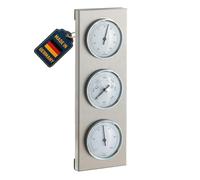 TFA 20.2034.02 Station météo extérieure baromètre analogique à 3 cadrans Échelle blanche