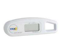 TFA Dostmann Thermo Jack thermomètre digital à piquer, 30.1047.02, idéal pour contrôler la température (viande, rôti, aliments pour bébés), polyvalent, lavable, blanc