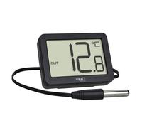 TFA Dostmann Digitales Innen-Außen-Thermometer Thermomètre noir