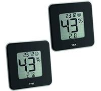 TFA 30.5021 Style Lot économique de thermomètres-hygromètres (2 x noir)