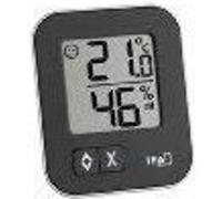 TFA 30.5026.01 MOXX -Noir- Thermomètre Hygromètre avec affichage de la température Noir G