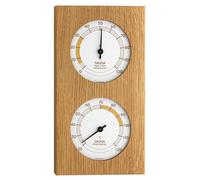 TFA 40.1052.01 Sauna Thermomètre Hygromètre Chêne Bois Massif Saunaklima Analog